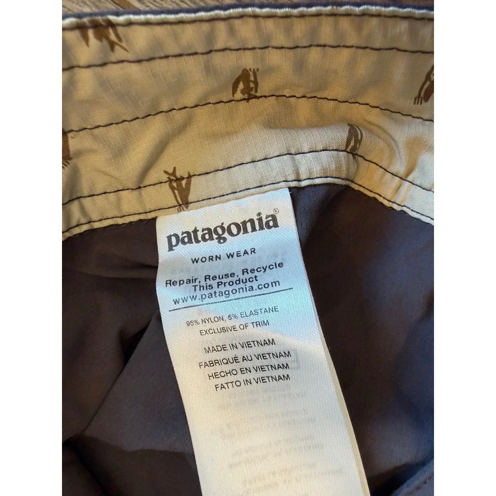 Patagonia Board Shorts 34 Mens Wavefarer 21